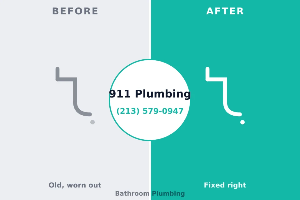 Before and after: plumbing company Portsmouth, OH